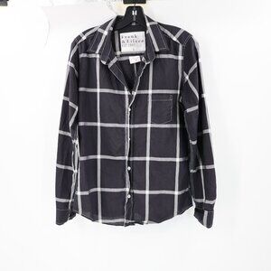Frank & Eileen Black and White Plaid Button Down Shirt